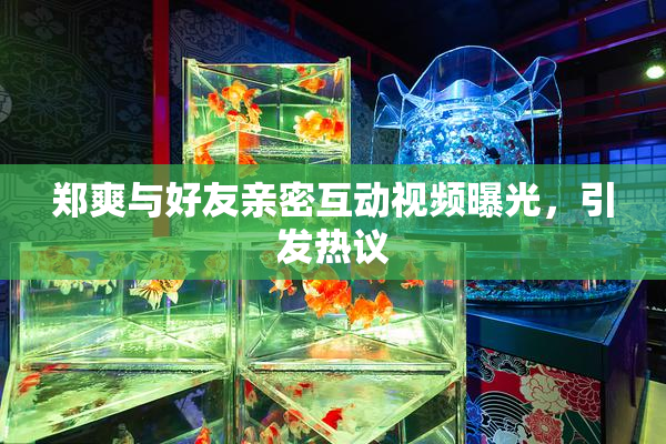 郑爽与好友亲密互动视频曝光，引发热议