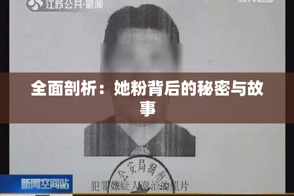 全面剖析：她粉背后的秘密与故事