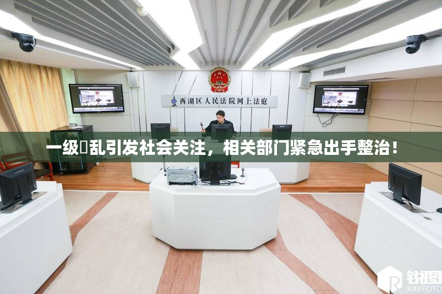 一级婬乱引发社会关注，相关部门紧急出手整治！