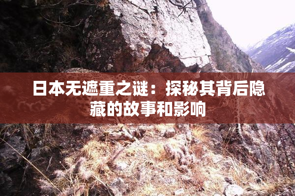 日本无遮重之谜：探秘其背后隐藏的故事和影响