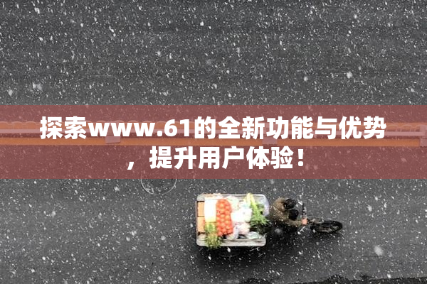 探索www.61的全新功能与优势，提升用户体验！