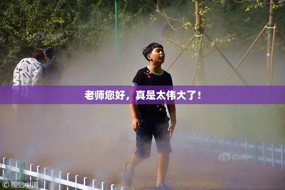 老师您好，真是太伟大了！