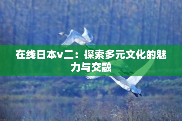 在线日本v二：探索多元文化的魅力与交融