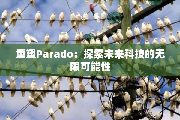 重塑Parado：探索未来科技的无限可能性