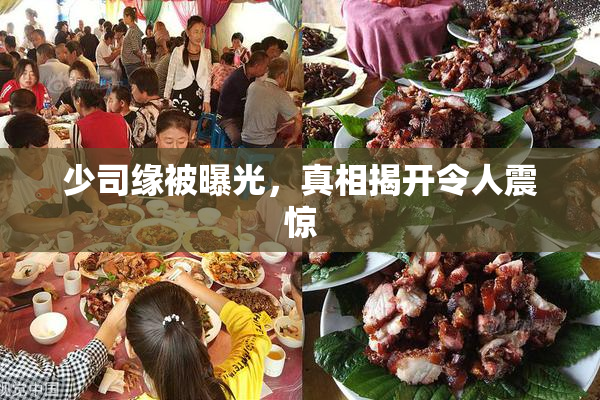 少司缘被曝光，真相揭开令人震惊