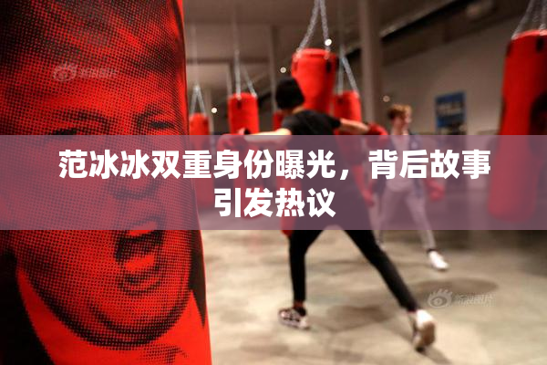 范冰冰双重身份曝光，背后故事引发热议
