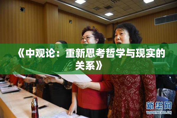 《中观论：重新思考哲学与现实的关系》