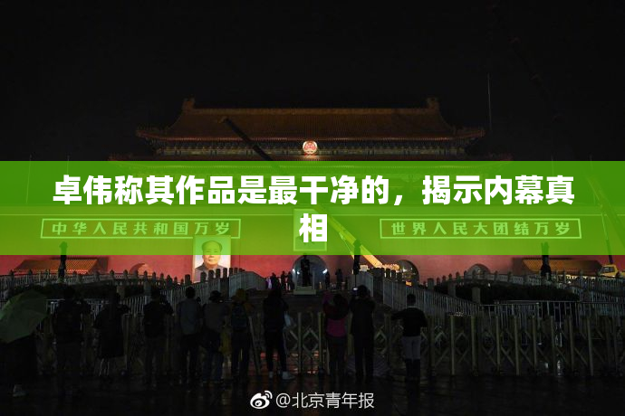 卓伟称其作品是最干净的，揭示内幕真相