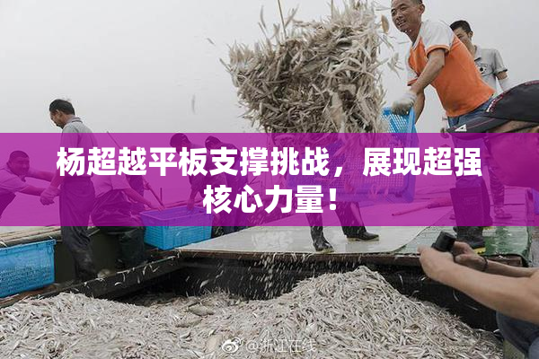杨超越平板支撑挑战，展现超强核心力量！