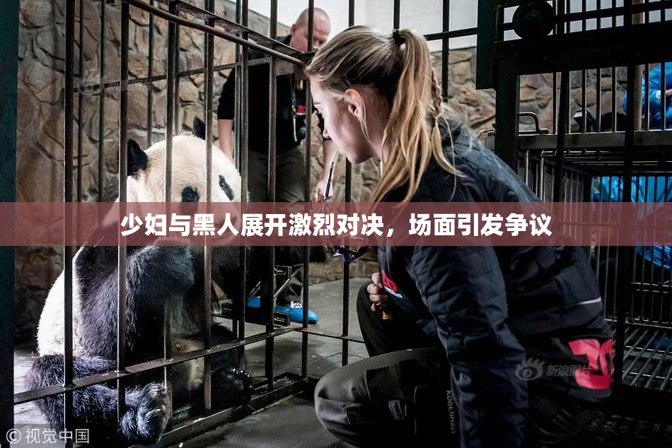 少妇与黑人展开激烈对决，场面引发争议