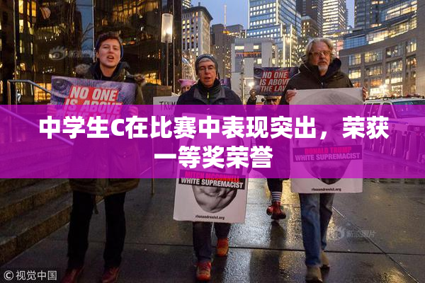 中学生C在比赛中表现突出，荣获一等奖荣誉