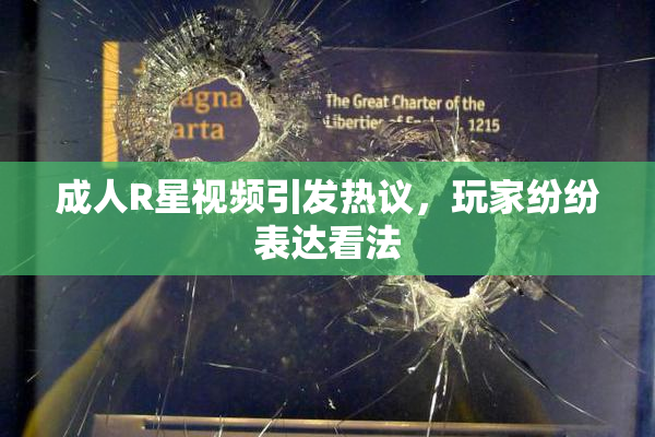 成人R星视频引发热议，玩家纷纷表达看法