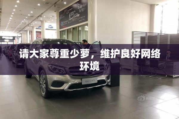 请大家尊重少萝，维护良好网络环境