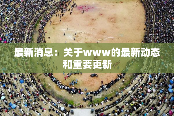最新消息：关于www的最新动态和重要更新
