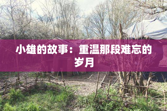 小雄的故事：重温那段难忘的岁月