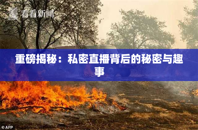 重磅揭秘：私密直播背后的秘密与趣事