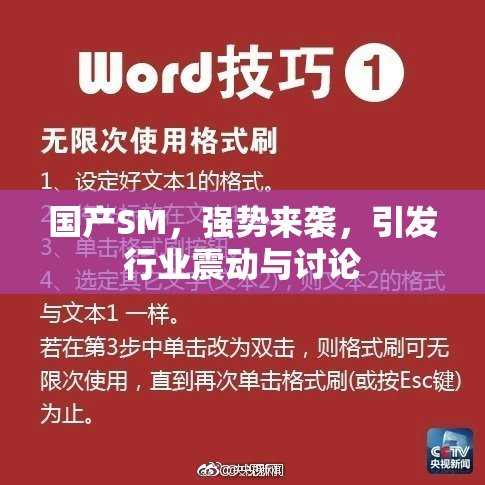国产SM，强势来袭，引发行业震动与讨论