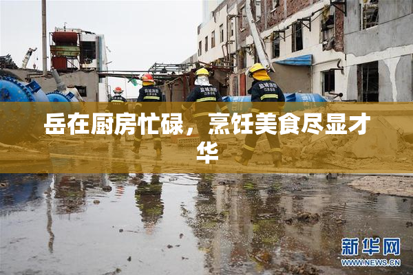 岳在厨房忙碌，烹饪美食尽显才华