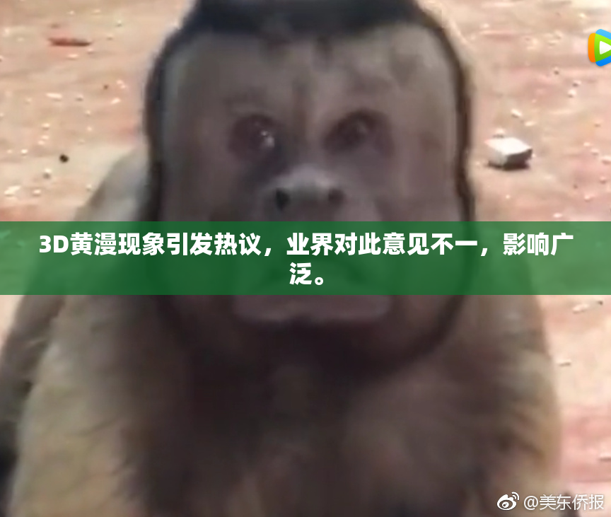 3D黄漫现象引发热议，业界对此意见不一，影响广泛。