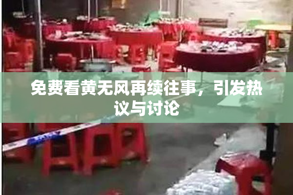 免费看黄无风再续往事，引发热议与讨论