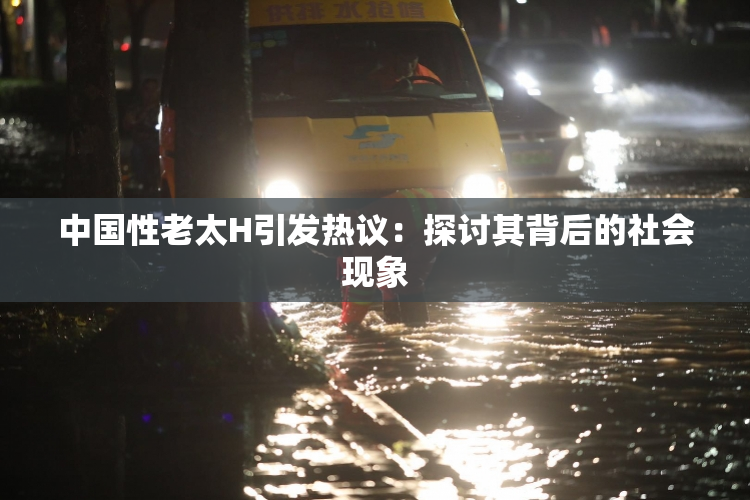 中国性老太H引发热议：探讨其背后的社会现象
