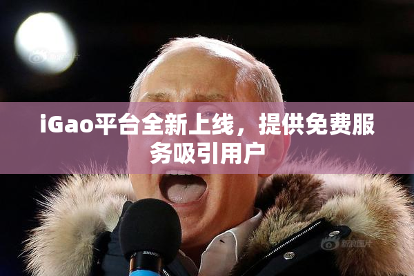 iGao平台全新上线，提供免费服务吸引用户