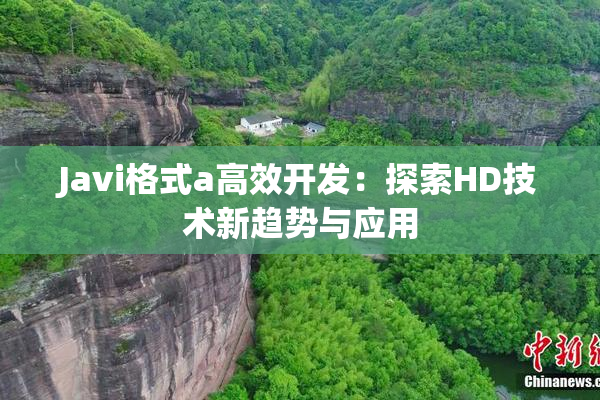 Javi格式a高效开发：探索HD技术新趋势与应用