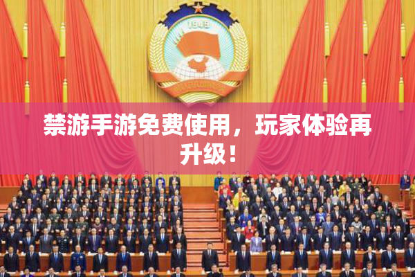 禁游手游免费使用，玩家体验再升级！