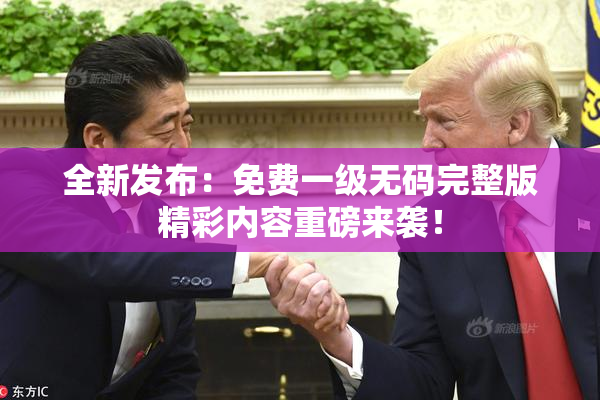 全新发布：免费一级无码完整版精彩内容重磅来袭！
