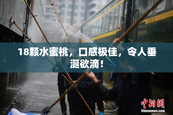 18颗水蜜桃，口感极佳，令人垂涎欲滴！