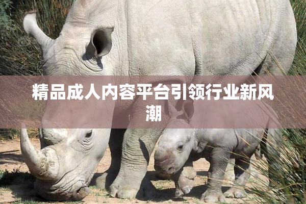 精品成人内容平台引领行业新风潮