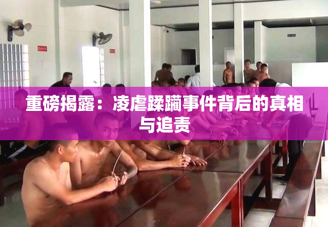 重磅揭露：凌虐蹂躏事件背后的真相与追责
