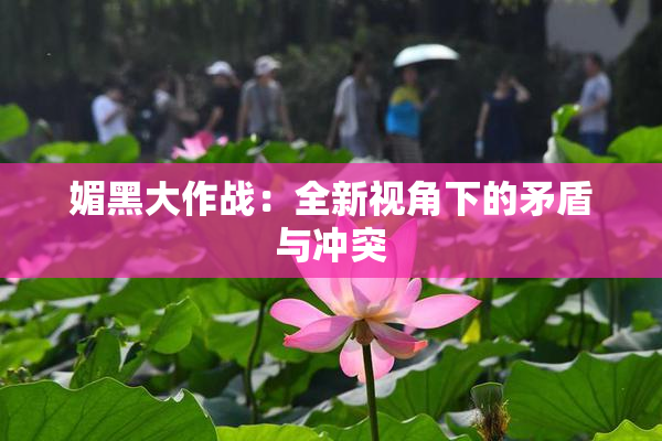 媚黑大作战：全新视角下的矛盾与冲突