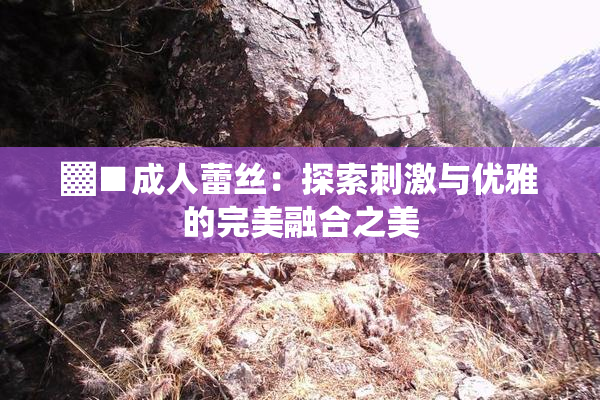 ▓■成人蕾丝：探索刺激与优雅的完美融合之美