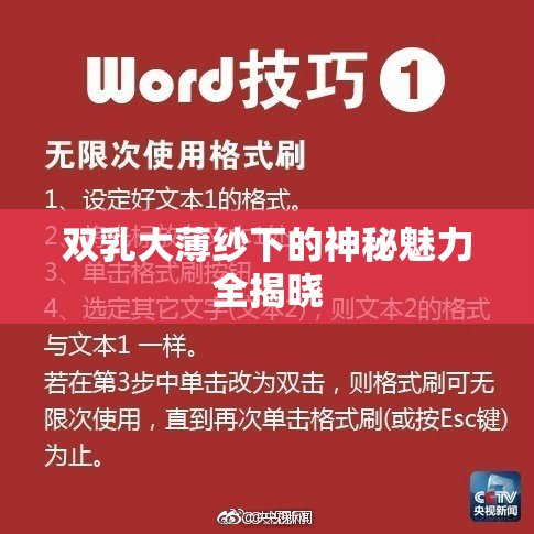双乳大薄纱下的神秘魅力全揭晓