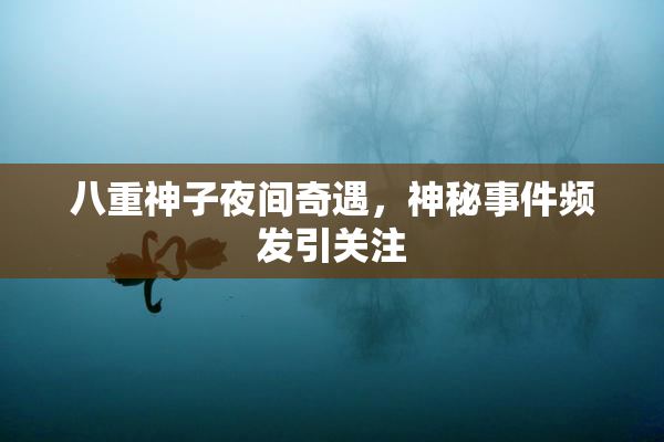 八重神子夜间奇遇，神秘事件频发引关注