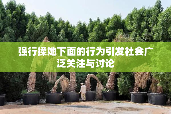 强行揉她下面的行为引发社会广泛关注与讨论