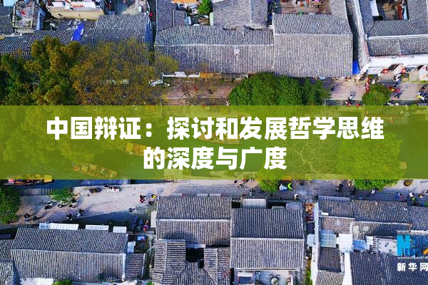 中国辩证：探讨和发展哲学思维的深度与广度