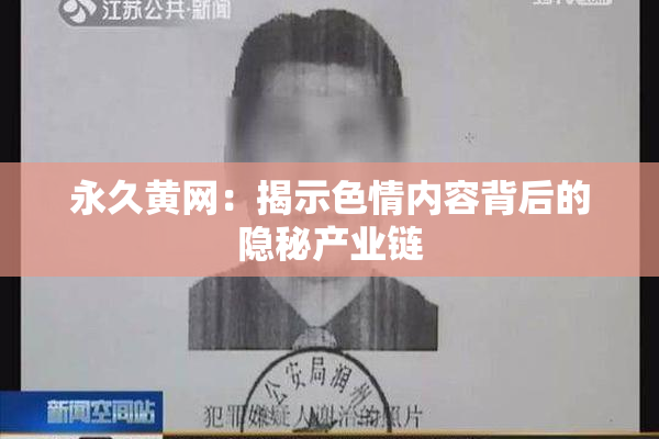 永久黄网：揭示色情内容背后的隐秘产业链