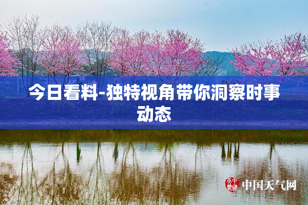 今日看料-独特视角带你洞察时事动态