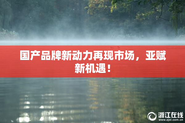国产品牌新动力再现市场，亚赋新机遇！