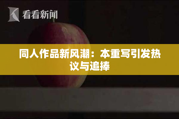 同人作品新风潮：本重写引发热议与追捧
