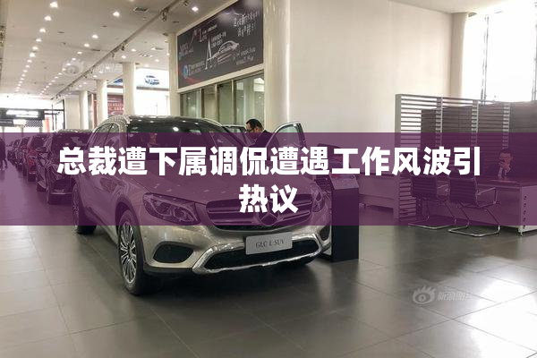 总裁遭下属调侃遭遇工作风波引热议