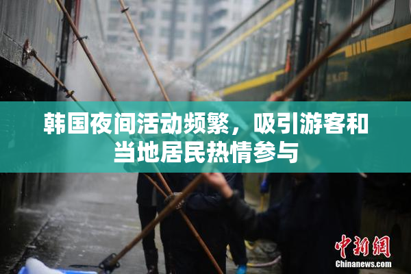 韩国夜间活动频繁，吸引游客和当地居民热情参与