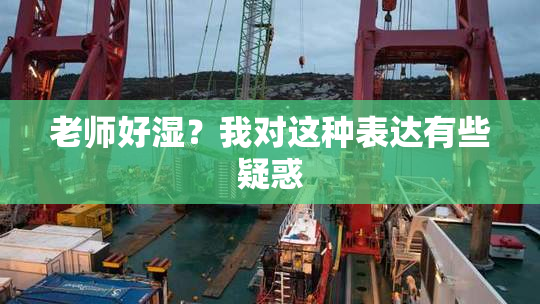 老师好湿？我对这种表达有些疑惑