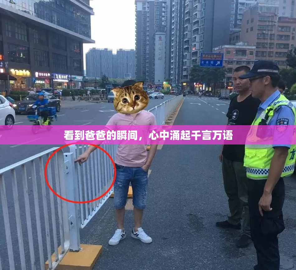 看到爸爸的瞬间，心中涌起千言万语