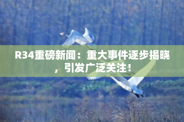 R34重磅新闻：重大事件逐步揭晓，引发广泛关注！