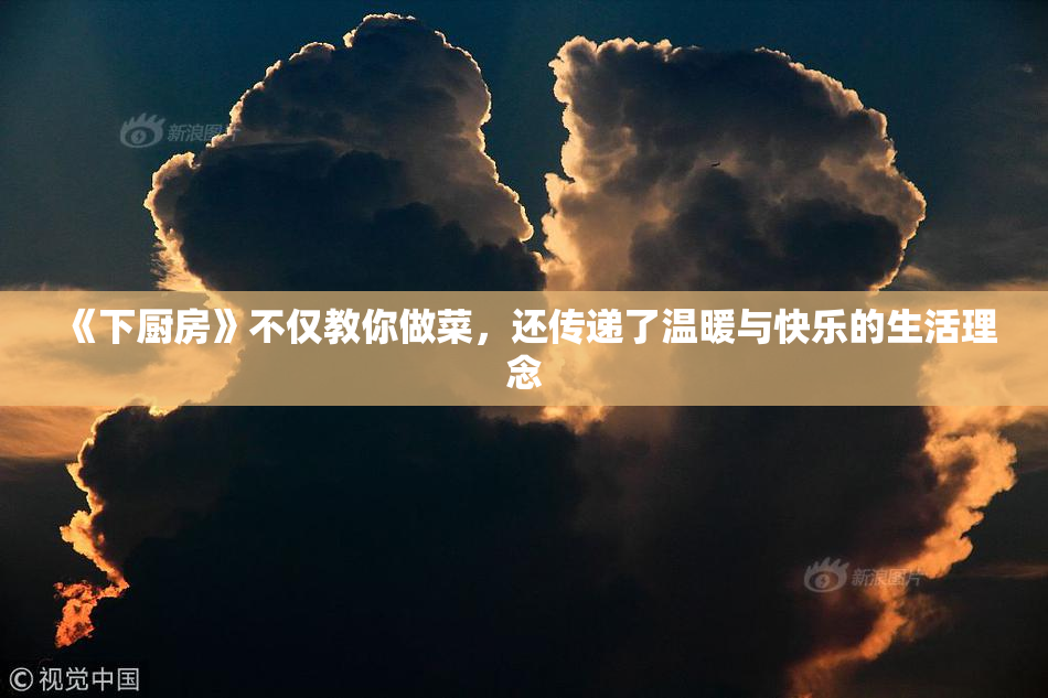 《下厨房》不仅教你做菜，还传递了温暖与快乐的生活理念