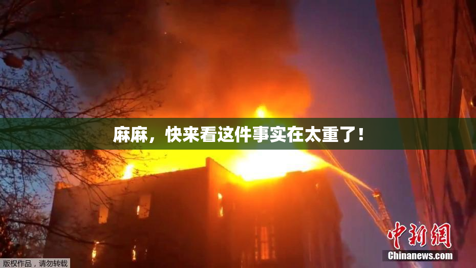 麻麻，快来看这件事实在太重了！