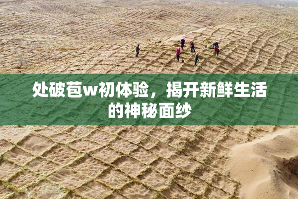 处破苞w初体验，揭开新鲜生活的神秘面纱